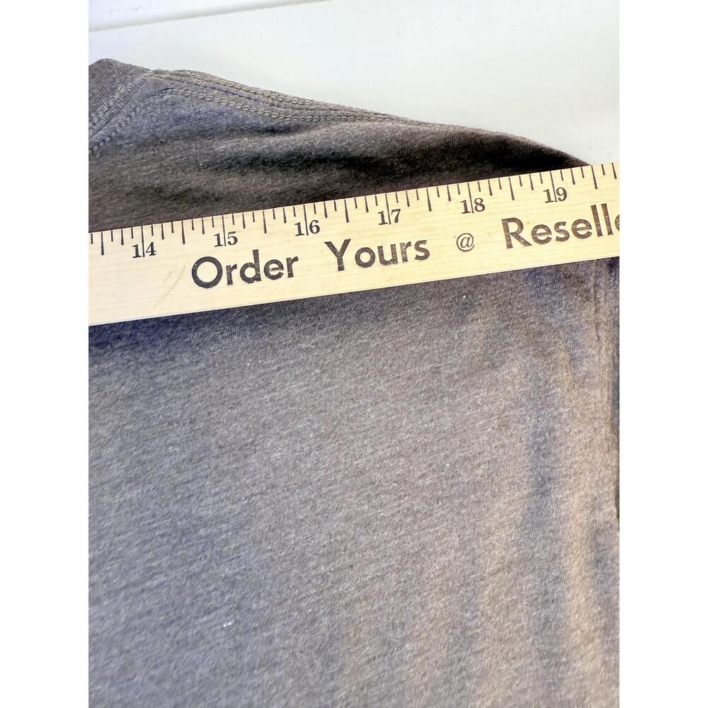 Next Level Apparel Brown Short Sleeve Graphic Text Crew TShirt Extra Large - Picture 8 of 8